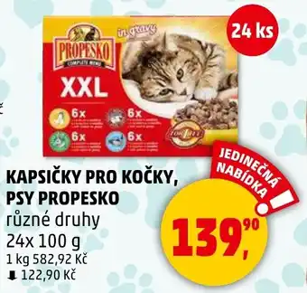 Penny Market PROPESKO Kapsičky pro kočky, psy nabídka