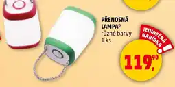 Penny Market Přenosná lampa nabídka