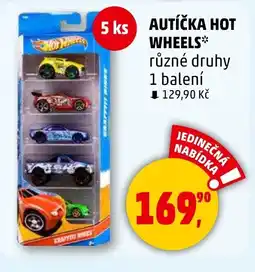 Penny Market Autíčka Hot wheels nabídka