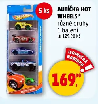 Penny Market Autíčka Hot wheels nabídka