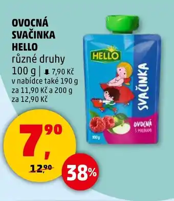 Penny Market HELLO Ovocná svačinka nabídka