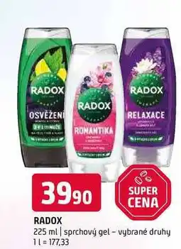 Terno Radox 225 ml sprchový gel vybrané druhy nabídka