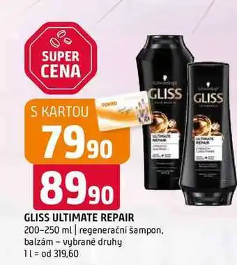 Terno Gliss ultimate repair 200-250 ml regenerační šampon, balzám vybrané druhy nabídka