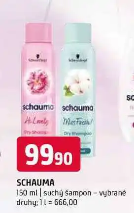 Terno Schauma 150 ml suchý šampon vybrané druhy nabídka