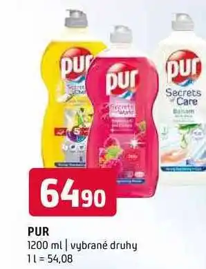 Terno Pur 1200 ml vybrané druhy nabídka