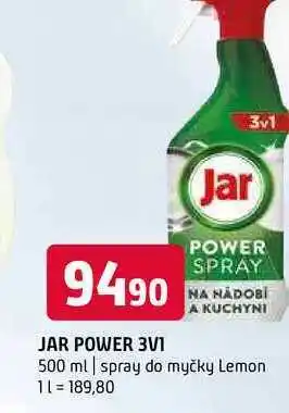 Terno Jar power 3v1 500 ml spray do myčky Lemon nabídka