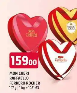 Terno Mon cheri raffaello ferrero rocher 147g nabídka