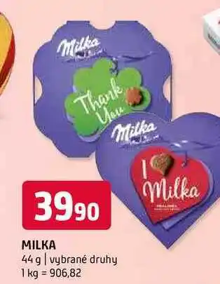 Terno Milka 44 g vybrané druhy nabídka