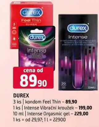 Terno Durex vybrané druhy nabídka