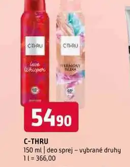 Terno C-THRU 150 ml deo sprej vybrané druhy nabídka