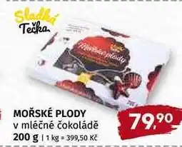 Terno Mořské plody v mléčné čokoládě 200 g nabídka