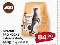 Terno Granule pro kočky vybrané druhy 1,5 kg nabídka