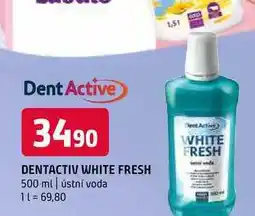 Terno Dentactiv white fresh 500 ml ústní voda nabídka