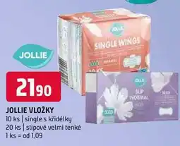 Terno Jollie vložky 10 ks single s křidélky 20 ks slipové velmi tenké nabídka