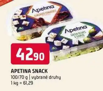 Terno Apetina snack 100/70 g vybrané druhy nabídka