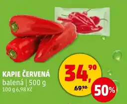 Penny Market Kapie červená nabídka