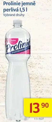 Kubík potraviny Prolinie jemně perlivá nabídka