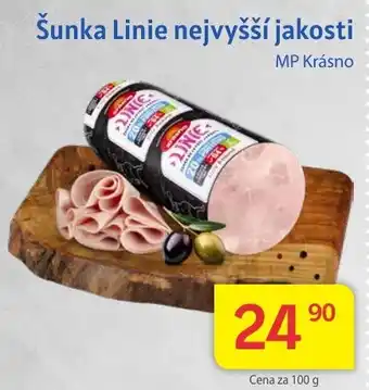 Kubík potraviny Šunka Linie nejvyšší jakosti nabídka