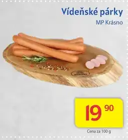 Kubík potraviny Vídeňské párky nabídka