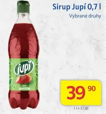 Kubík potraviny Sirup Jupí nabídka