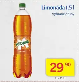 Kubík potraviny MIRINDA Limonáda nabídka