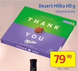 Kubík potraviny Dezert Milka nabídka