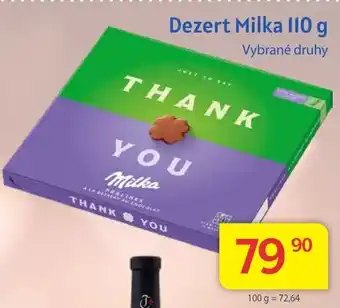 Kubík potraviny Dezert Milka nabídka