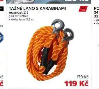 Auto Kelly Tažné lano s karabinami nabídka