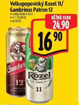 Albert Pivo velkopopovický kozel nabídka