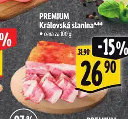 Albert Královská slanina nabídka