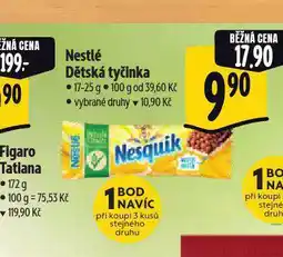 Albert Nestlé dětská tyčinka nabídka