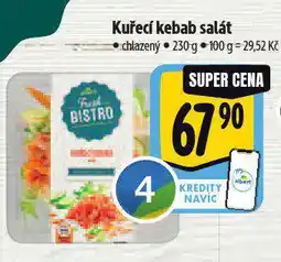 Albert Kuřecí kebab salát nabídka