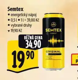 Albert Semtex energy drink nabídka