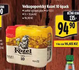 Albert Pivo velkopopovický kozel nabídka