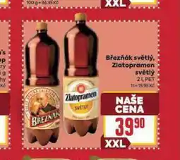 Billa Pivo zlatopramen nabídka