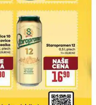 Billa Pivo staropramen 12 nabídka