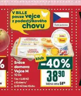 Billa Vejce m 10 ks nabídka