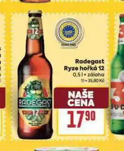 Billa Pivo radegast ryze hořká 12 nabídka