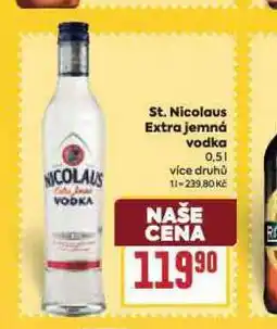 Billa St. nicolau extra jemná vodka nabídka