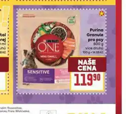 Billa Purina one granule pro psy nabídka