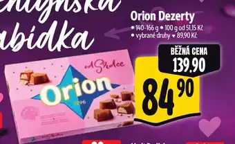 Albert Orion Dezerty nabídka