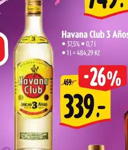 Albert Havana Club 3 Años nabídka