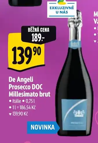 Albert De Angeli Prosecco DOC nabídka