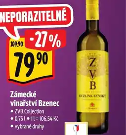 Albert Zámecké vinařství Bzenec nabídka