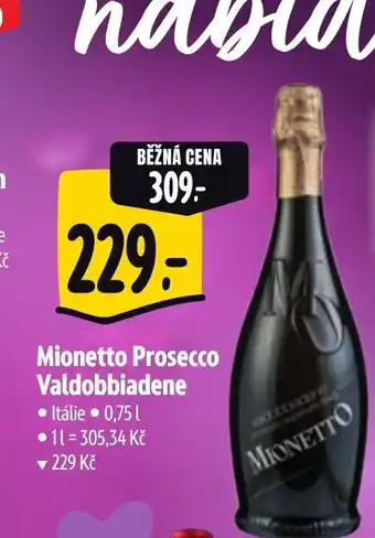 Albert Mionetto Prosecco Valdobbiadene nabídka