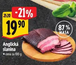 Albert Anglická slanina nabídka