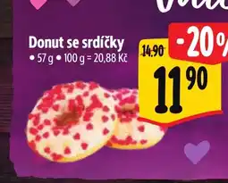 Albert Donut se srdíčky nabídka