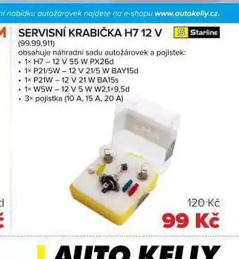 Auto Kelly Servisní krabička h7 12 v nabídka