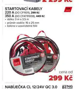 Auto Kelly Startovací kabely 350 a nabídka