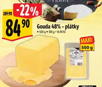 Albert Gouda 48% - plátky nabídka